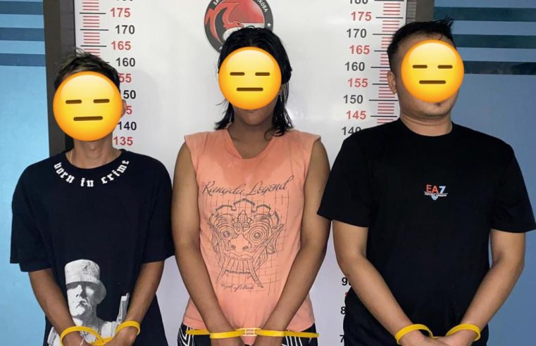 Polresta Balikpapan Ungkap Tiga Pelaku Narkoba, Sita 1,65 Gram Sabu