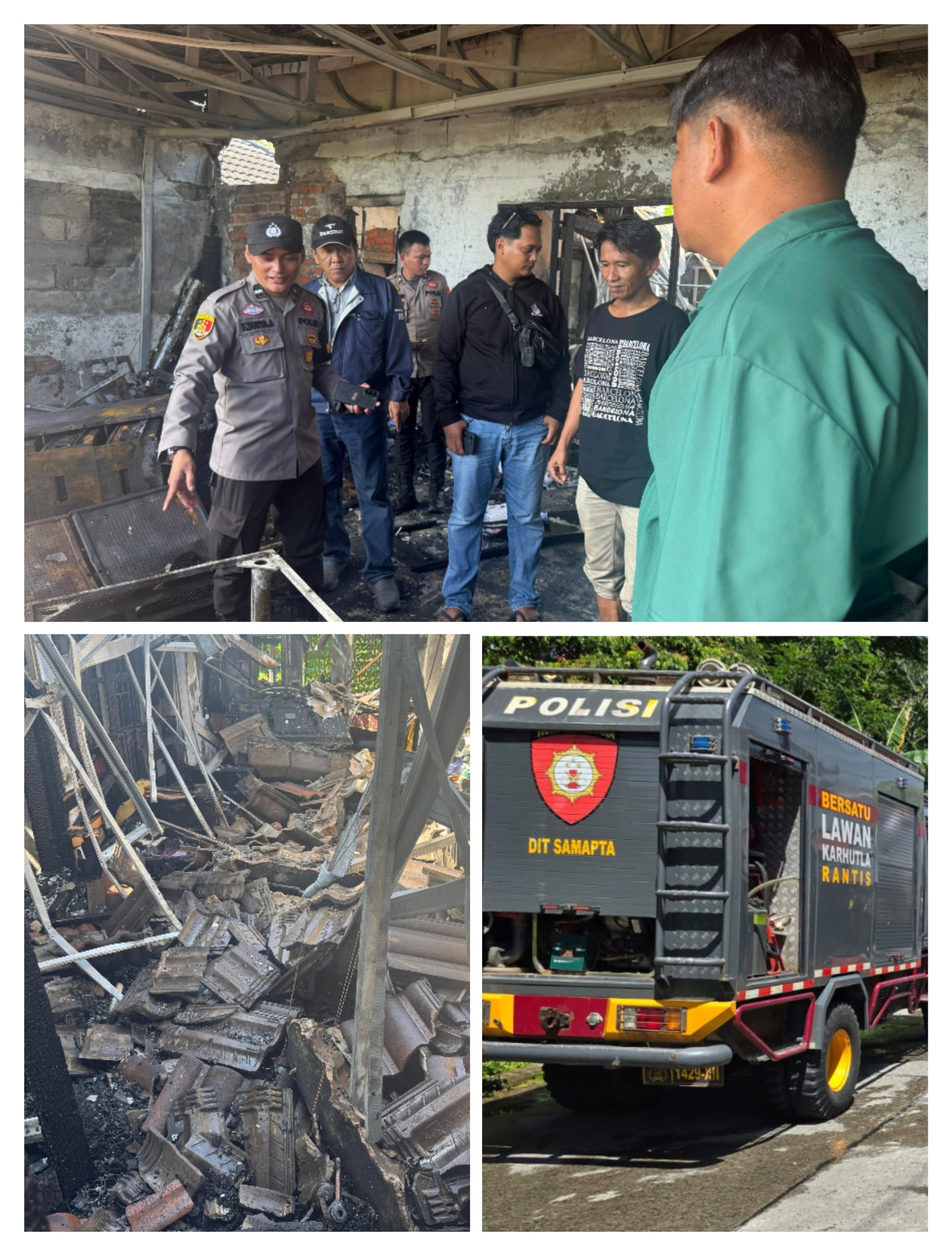 Panggangan Ayam Bakar Dicurigai sebagai Penyebab Kebakaran Rumah di Balikpapan Regency