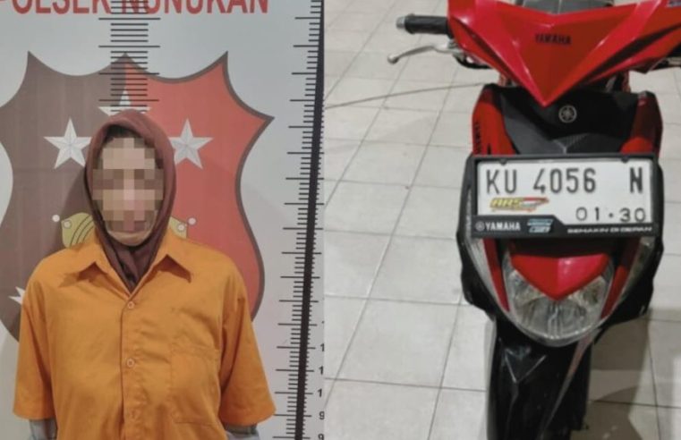 Waspada Transaksi Penyewaan Kendaraan, Polres Nunukan Tangkap Pelaku Penggelapan Sepeda Motor