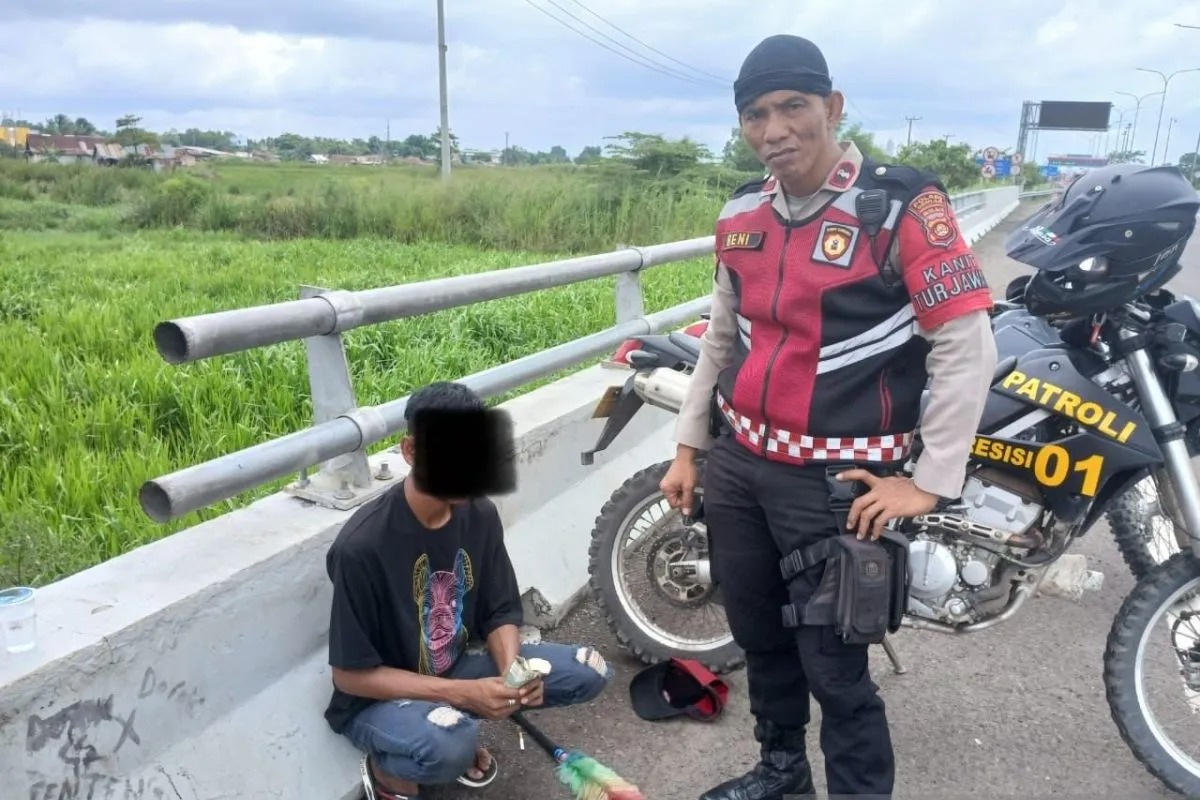 Pelaku Pungli Resahkan Pengendara di Pintu Tol Keramasan Ditangkap Polres Ogan Ilir