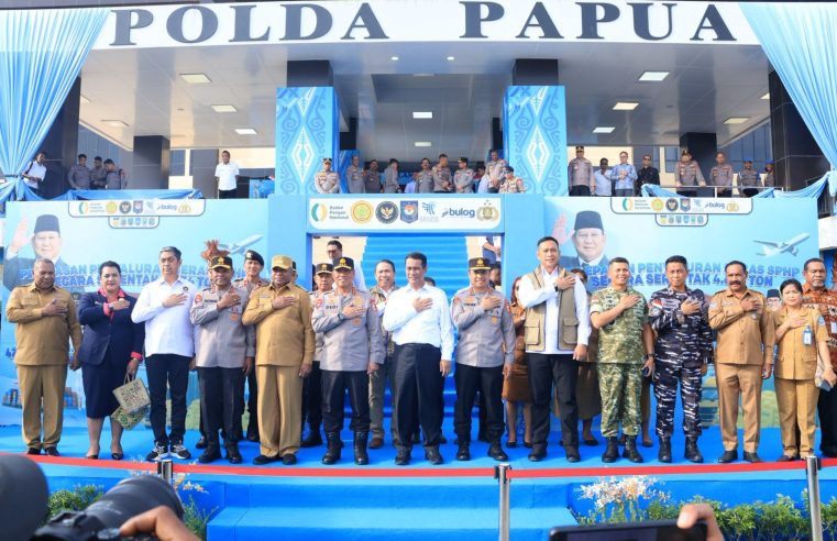 Polri Dorong Stabilitas Pangan Papua: 852 Ton Beras SPHP Disalurkan dan Gudang Baru Direncanakan