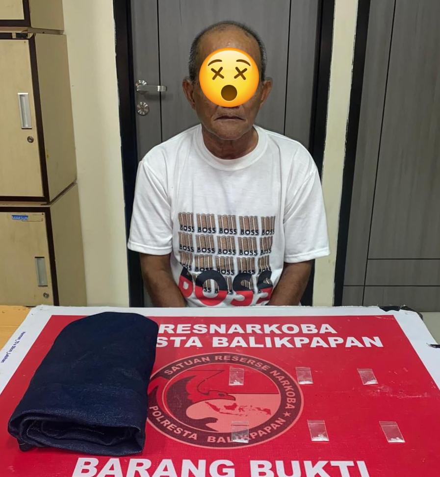 Tim Satresnarkoba Polresta Balikpapan Tangkap Pelaku Residivis Peredaran Sabu
