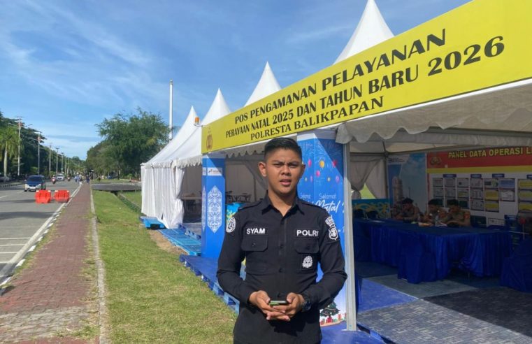Satgas Humas Gelar Live Report di Lapangan Merdeka, Beri Informasi dan Himbauan Keamanan Libur Natal-Tahun Baru