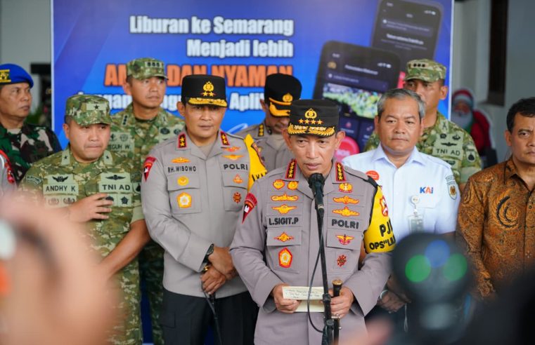 Di Stasiun Tawang, Listyo Sigit Minta Sinergitas Semua Pihak Hadapi Ancaman Bencana Akibat Hujan Tinggi