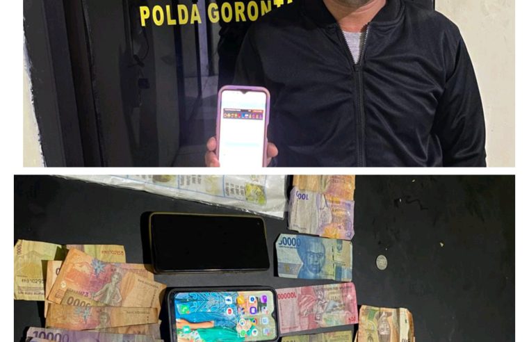 Bandar Togel Residivis di Lemito Pohuwato Diringkus Polda Gorontalo