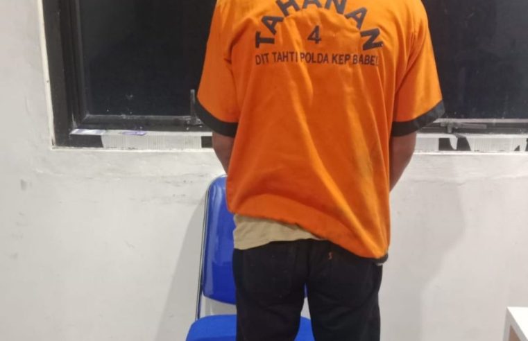 Seorang Pria Diamankan Polda Babel karena Peredaran Sabu di Bangka Tengah dan Pangkalpinang