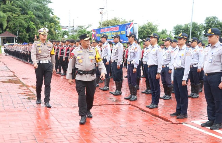 1.038 Personel Siap Jaga Kamseltibcarlantas Jelang Lebaran Lewat Operasi Keselamatan Mahakam 2026