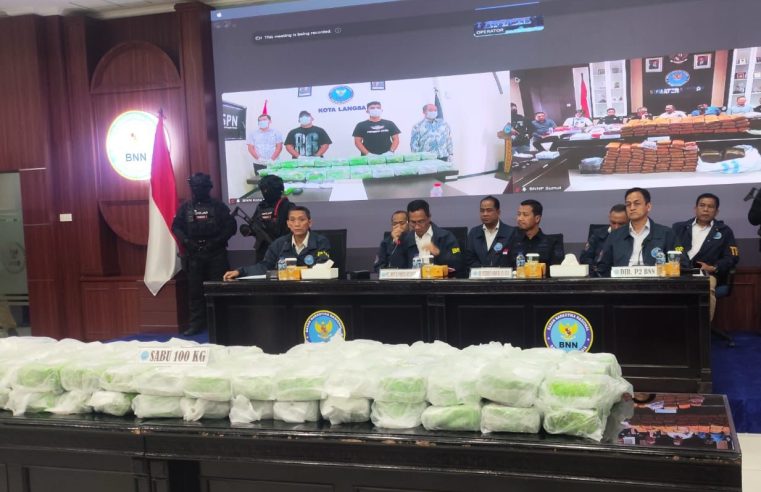 360 Kg Narkotika Disita dari Jaringan Aceh, Tersangka Dapat Ancaman Mati