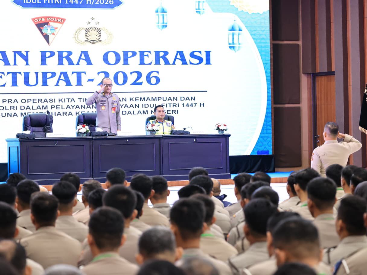 Bimtek Latpraops Ketupat 2026 Dorong Kesiapan Personel Polri Jaga Aman Idul Fitri