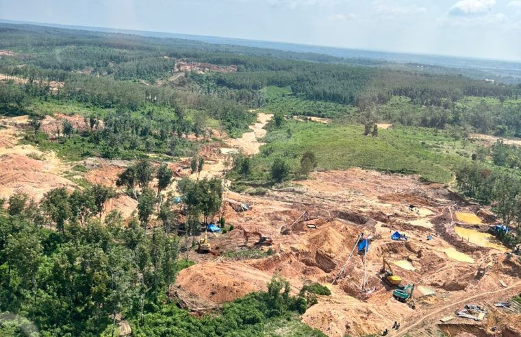 Operasi Polda Lampung Tangkap 24 Orang dalam Kasus Illegal Mining Emas di Lahan PTPN VII Way Kanan