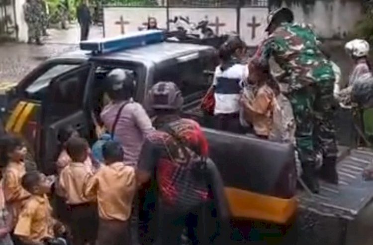 Sengketa Lahan Picu Bentrokan di Adonara Timur, TNI – Polri Amankan Lokasi dan Anak-anak