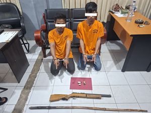 Aniaya dan Ancam Warga Pakai Senapan Angin, Dua Pelaku di Bengkalis Ditangkap