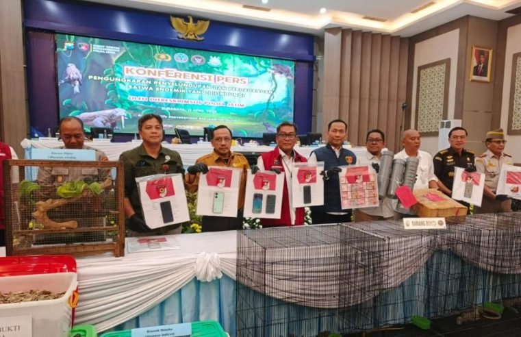 Dua Tahun Beroperasi, Jaringan Penyelundup Satwa Dilindungi Rugikan Negara Miliaran Rupiah
