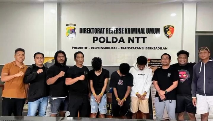 Resmob Polda NTT Tangkap Tiga Pelaku Pengeroyokan, Dua di Antaranya di Tanah Marah