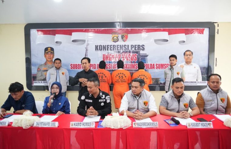 10 Ton Pupuk Subsidi Dialihkan, Polda Sumsel Amankan Tiga Tersangka