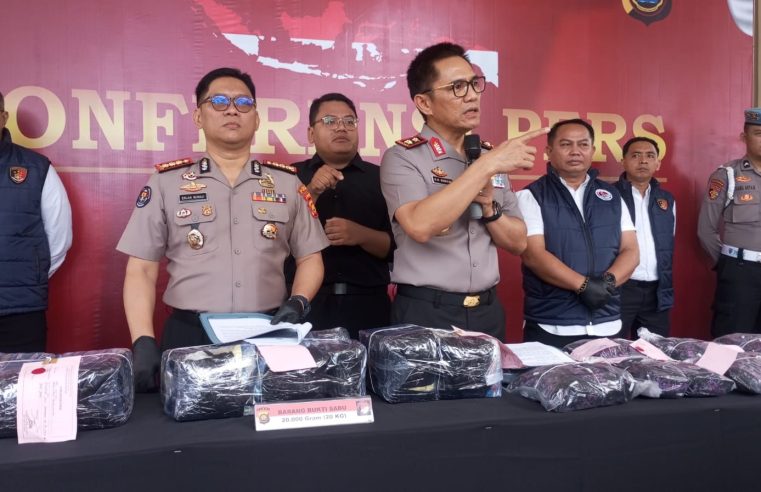 Ditresnarkoba Polda Jambi Ungkap Jaringan Narkoba Lintas Provinsi, Barang Bukti Diamankan