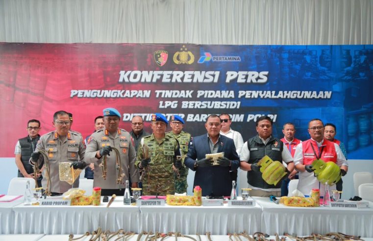 Penyalahgunaan LPG Subsidi Berpotensi Rugikan Negara Rp.6,7 Miliar, Polri Tindak Tegas