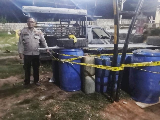 Polres Rote Ndao Ungkap Penimbunan Ribuan Liter Solar Subsidi