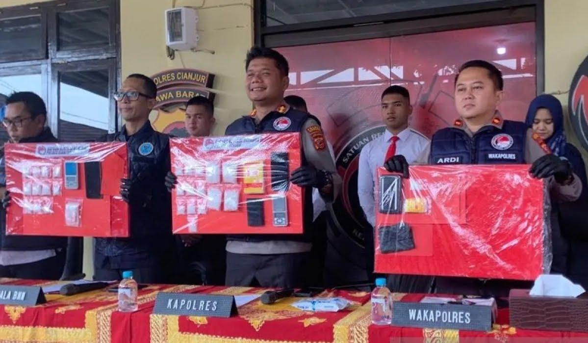 Peredaran Sabu Daring Terbongkar di Cianjur, Rantai Jaringan Mulai Terputus