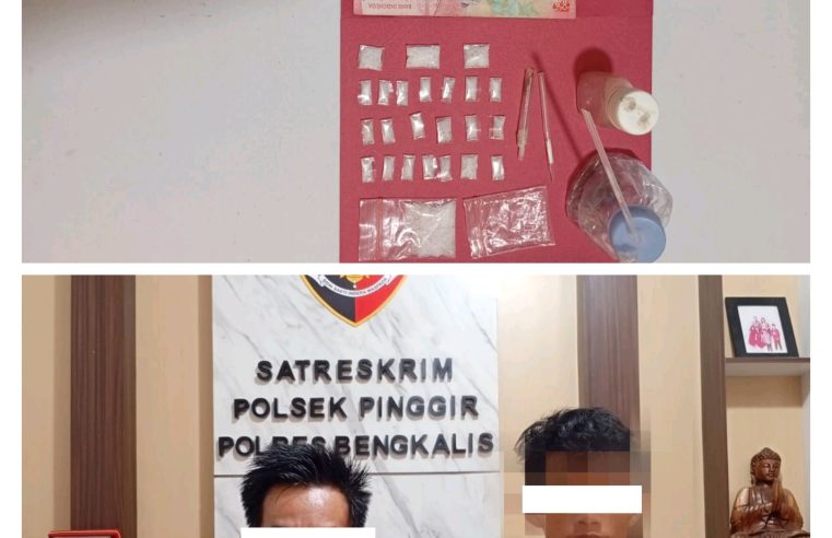 Dukung Program P4GN, Polsek Pinggir Berhasil Tangkap Pelaku Peredaran Sabu di Talang Muandau