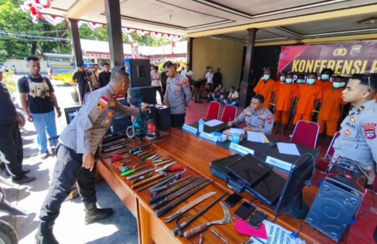 Perkuat Pengawasan, Polres Nabire Ungkap 186 Kasus Kejahatan Jalanan Sepanjang 2026