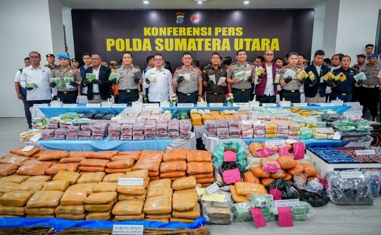 Sinergi Lintas Instansi Dorong Polda Sumut Bongkar Ribuan Kasus Narkoba Hingga Pertengahan 2026