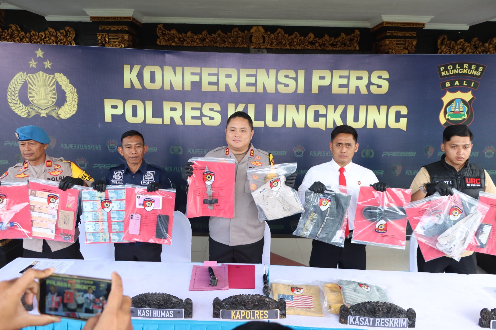 Berkat Penyelidikan Intensif, Pelaku Pembunuhan dan Perampokan di Klungkung Berhasil Diringkus