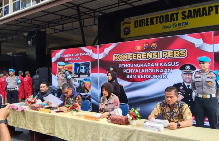 Sebanyak 13.298 Liter Biosolar Disita, Tujuh Pelaku Penyalahgunaan BBM Bersubsidi Diamankan Polda Sumbar
