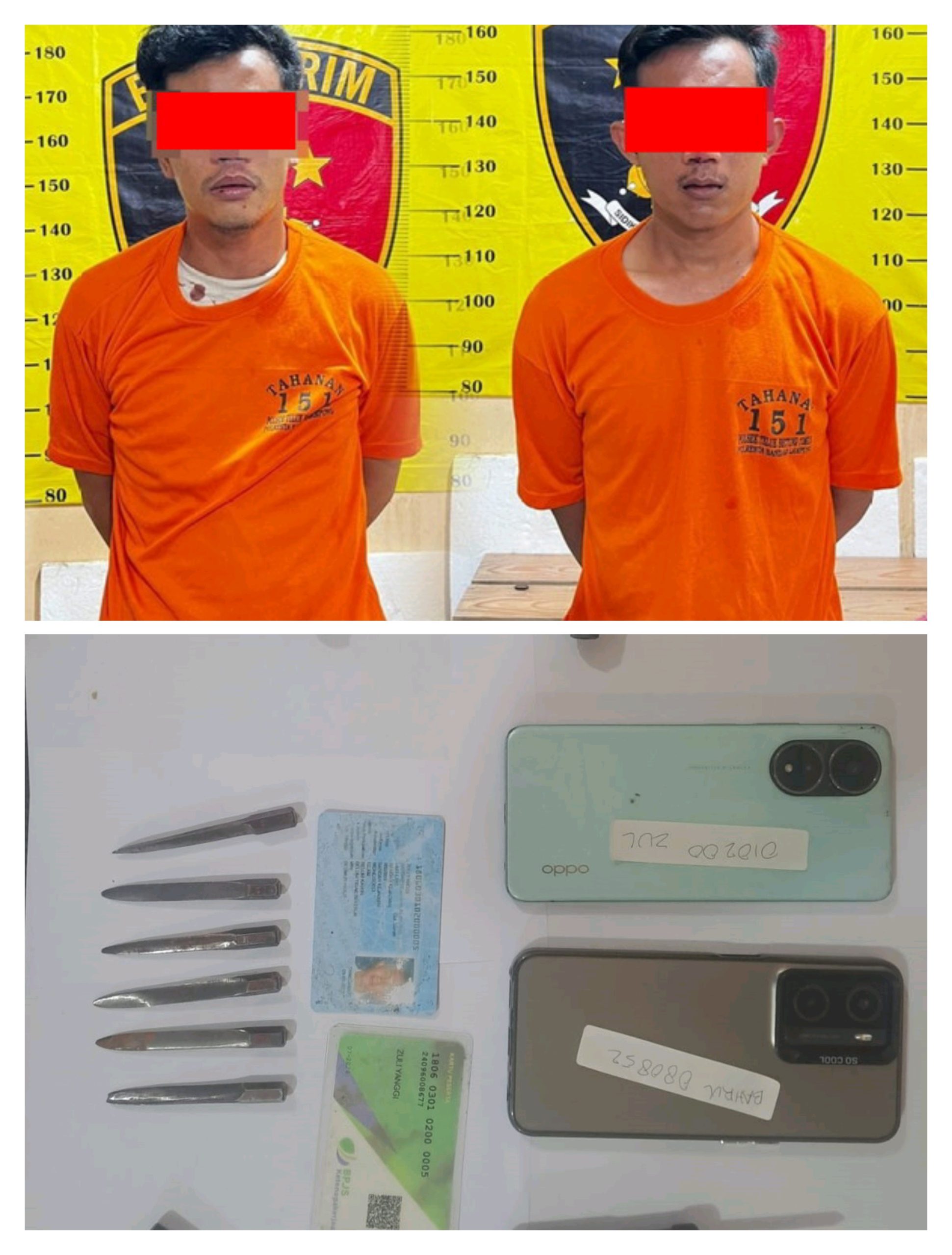 Berkat GPS di Sepeda Motor, Dua Jam Berlalu Polisi Ringkus Dua Pencuri di Bandar Lampung