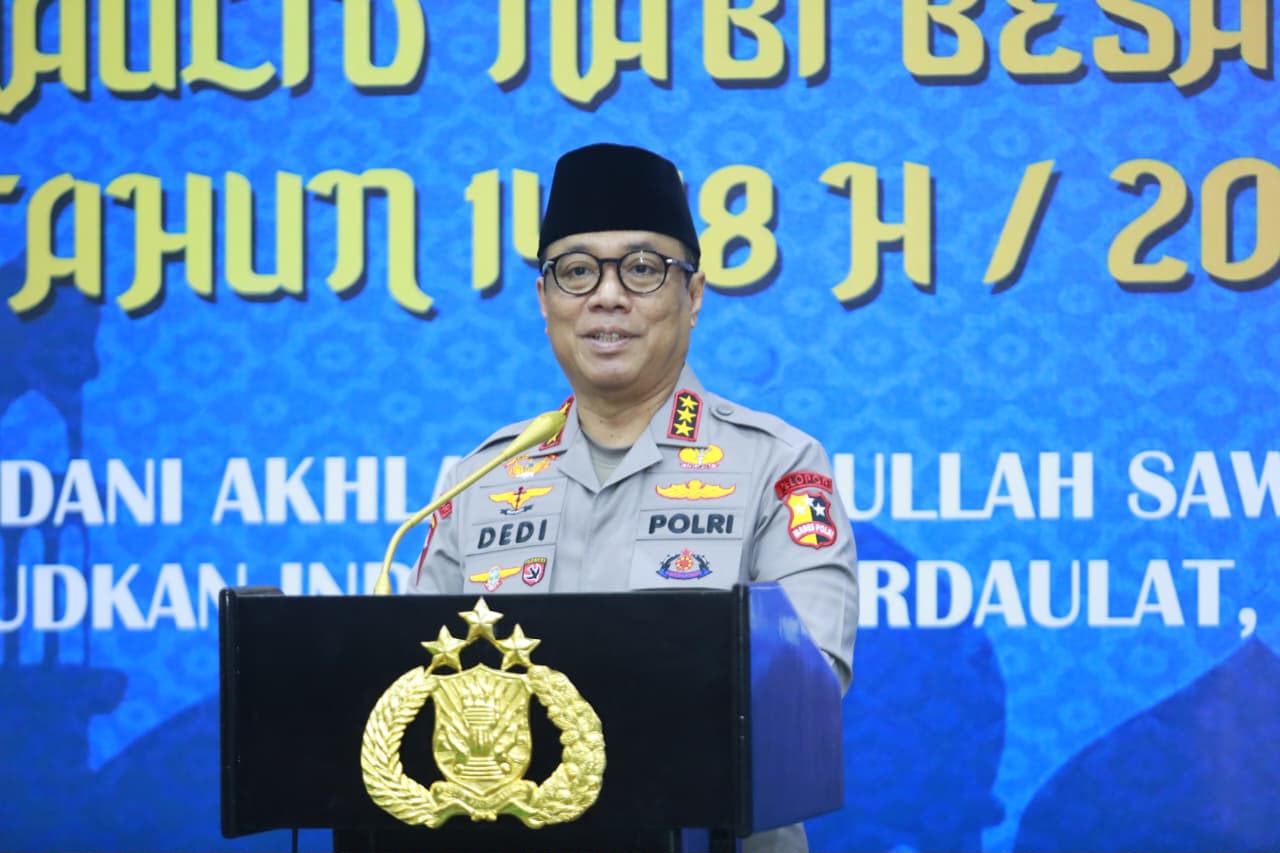 Peringatan Maulid Nabi di Mabes Polri, Wakapolri: Momentum Teladani Akhlak Rasulullah SAW