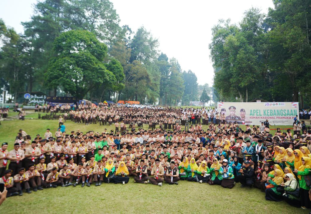 Tekankan Pembentukan Karakter Generasi Muda, Kapolri Hadiri Kemah Nasional Pramuka PUI 2026
