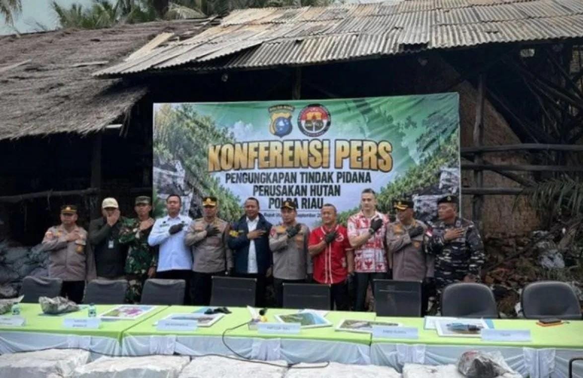 Lindungi Hutan Bakau, Polda Riau Tangkap Dua Tersangka Produksi Arang Ilegal di Pulau Rupat