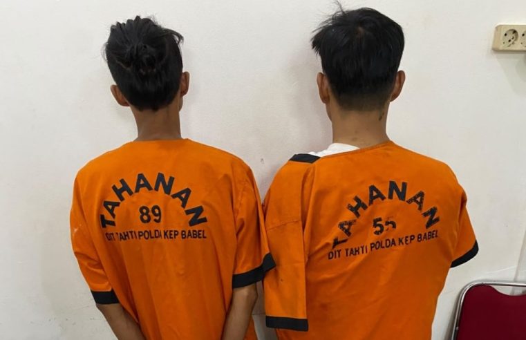 1,5 Kilogram Sabu Disita, Dua Pengedar Ditangkap di Bangka