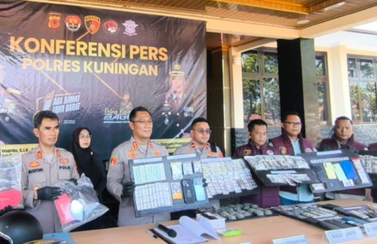 Tiga Bulan Kerja, Polres Kuningan Amankan 22 Tersangka Narkoba dan Sita Ribuan Butir Obat Terlarang