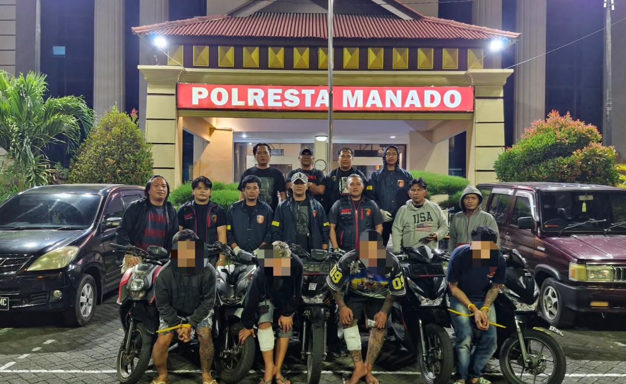 Polresta Manado Bongkar Jaringan Curanmor, Lima Unit Sepeda Motor Berhasil Diselamatkan