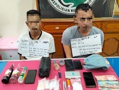 Dua Tersangka Peredaran Sabu di Tebo Ilir Jambi Berhasil Diamankan Polisi
