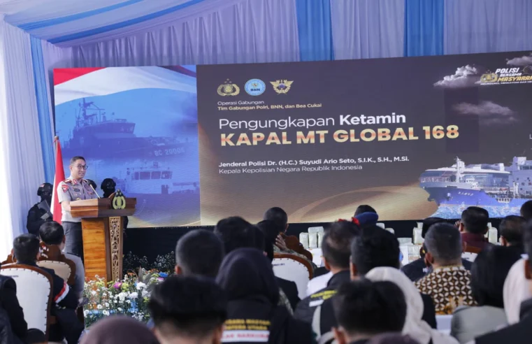 Ganti Nama Kapal Jadi Modus Penyelundup Narkoba, Kapolri: 1,16 Ton Ketamin Berhasil Diamankan di Perairan Tanjung Balai Asahan