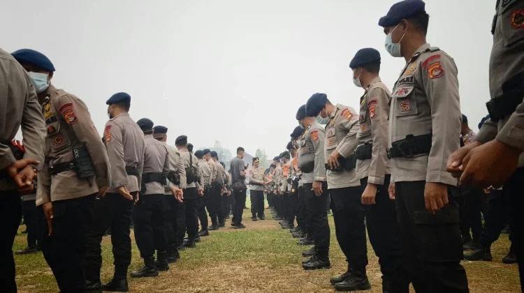 Polda Kalteng Terima Penguatan Personel dari Polda NTB dan Mabes Polri Tangani Karhutla