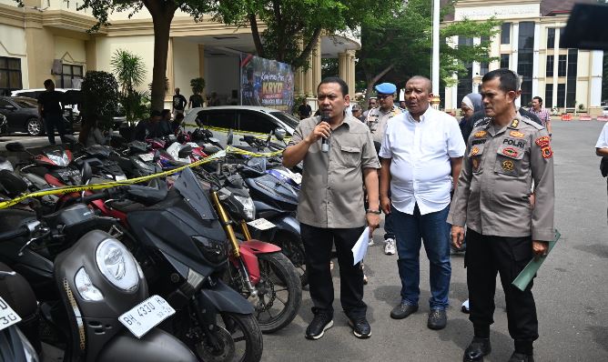 Selama Periode 26–31 Oktober, Polda Jambi Ungkap 41 Kasus Curanmor dan Amankan 41 Unit Kendaraan